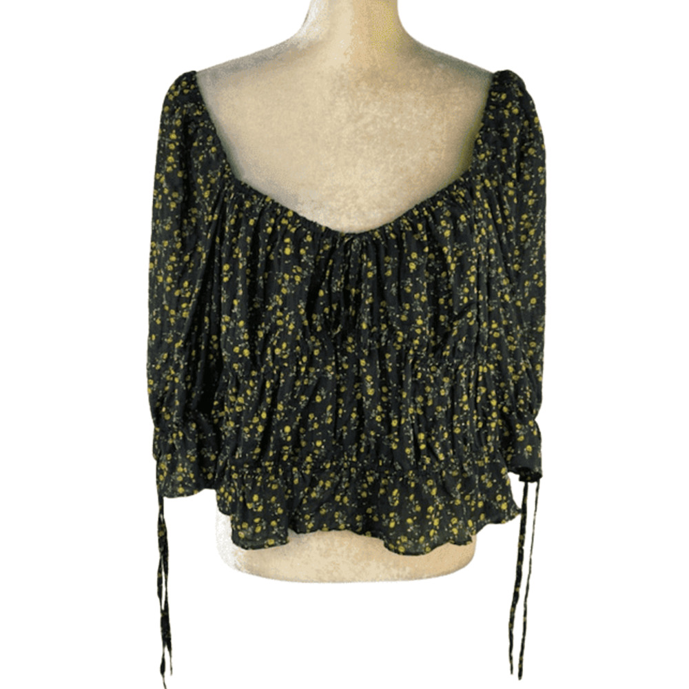 Saint Genies women's multi blouse size 20